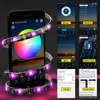 Paski LED Light Pasek RGB kompatybilny z Bluetooth IR zdalne diody LED USB Elastyczne podświetlenie diody Diode do wystroju wakacyjnego