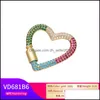 Charms 33x34mm Heart Crystal Pendant Halsband för DIY -smycken Tillbehör Accessoarer Armbandörhängen Anslutning Drop Delivery 2022 Findi Dhhtr