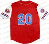 Camisas de beisebol novas roupas de beisebol universitário Big Boy Cuban Stars Centennial Heritage Baseball Jersey branco vermelho listras verticais 100% costurado Nome costurado Numb