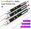 LED Laser Point Pen Red Green Blue Belka światła laserowe do polowania na zewnątrz SOS