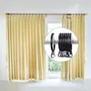 Decoração de casa 50 ajustes de cortina de metal anéis de cortina pendurados com ganchos de plástico para cortinas e hastes 32 mm