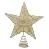 Kerstdecoraties Shining Tree Topper Star Ornamenten voor vakantiefeesten Familie Dance Shopping Center Dropship