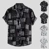 Männer Freizeithemden Herrenmode Herren Hawaiihemd Männlich Bunt Bedruckt Strand Aloha Kurzarm Plus Größe 3XL Camisa Hawaiana