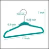 Hangers Racks Traceless Coat Hanger Flocking Eco Friendly Small Non Slip Convenient Clothes Rack Hooks Woman Man Child Stand 0 8Hl K Dh5Ux