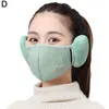 Berets Winter Cold-Proch Mask Women Outdoor Riding 2 in 1 Treading Freece Freece Roofmuffs Face Cover Tove Multi Guffest