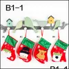 Christmas Decorations 26 Styles Mini Christmas Stocking Snow Design Xmas Cute Home Decorations Socks Candy Gifts Storage Bag Drop De Dhufs