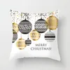 Kussen Kerstkleden Elk Snowflake Pillowcase Cover Dream Cartoon Warm Car Sofa Back