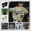 Camisetas de béisbol New College Baseball Wears NCAA Vanderbilt Commodores Baseball CWS White Gold Black Jersey 22 Jack Leiter's 7 Swanson 2 Harrison Ray 80 Rock