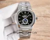 Relógios masculinos de alta qualidade de alta qualidade Factory KF Factory fez PP 8215 Movimento Lunar Diamond Automatic Mechanical Watch 904L Sapphire Fashi2862