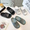 Slippers 2022 Men Summer Graffiti Indoor Bathroom Women Fashion Thick Heel Slides Home Comfort Lovers Shoes