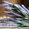 Decoratieve bloemen 1 st. Kunstmatige romantische provence lavendel plastic bruiloft vaas voor woningdecoratie graan kerstnemplant