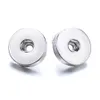 Noosa Silver Plated 12mm 18mm Charms Snap Button Button Button أقراط للنساء المجوهرات