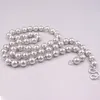 Цепи Pure 925 Серебряная цепочка ширина 9 мм гладкие глянцевые бусинки Ожерелье Связь 65 см / 62-63 г для человека счастливого подарка