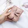 coin pocket for female MINI Wallet women Leather Small Card Pack Woman Coin purse Fashion Braided Short Style Zipper designer