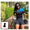 Ensembles de course pour femmes, personnalisé par Sublimation OEM, qualité supérieure, respirant, manches courtes, combinaison complète de Triathlon