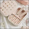 Storage Boxes Bins Woman Jewelry Storage Box Ring Earrings Ear Nail Plate Cases Girls Department Organizer Convenient With Various C Dhij3