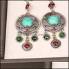 Dangle Chandelier Colorf Vintage Earrings For Women Bohemian Mixed Order Fashion Jewelry 12Pairs Lot 175 U2 Drop Delivery 2022 Earrin Dhoz2