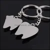 Charms Charms Großhandel Männer und Frauen Schlüsselanhänger Liebe Aluminiumketten Geschenkanhänger Anhänger Drop Lieferung 2022 Schmuckzubehör Compone Dhw0G