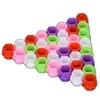 Tattoo Onks 200pcs Contlulful Ink Cups Honeycomb Shape Holder Container Mini Makeup Makeup Supplies5367043