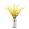 Decorative Flowers Nordic Dancing Orchid Artificial Flower Indoor Home Living Room Silk Oncidium