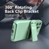 Cell Phone Cases Outdoor Sport Back Clip Portable Removable Stand Bracket Dropproof Protector Cover Full Body for Apple iPhone 11 12 13 14 Plus Pro Max Case
