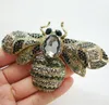 Broches unieke zwarte bijenbroche strass kristal insecten vrouw pin