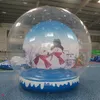 الأنشطة في الهواء الطلق 2022 جديدة لعيد الميلاد الديكور كرة الثلج 3M ديا الحجم البشري Snow Globe كشك الخلفية المخصصة ساحة عيد الميلاد