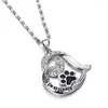 Pendant Necklaces Mother's Day Always Is My Heart Necklace Love Dog Women Crystal Hollow Gift