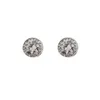 Stud Crystal Wedding Stud ￶rh￤ngen f￶r kvinnor Bohemian Beautif Round Diamond Earring Fl CZ Zircon Ladies Girls Jewelry 344 N2 Drop Del Dhbqh