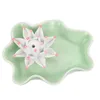 Fragrance Lamps 1pc Creative Ceramic Lotus Modeling Incense Stick Holder Home Decoration