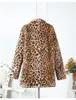 Fourrure femme haute qualité léopard Faux manteau mode femme hiver Super doux 2022 automne/hiver réchauffé pardessus M-4XL Option