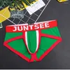 Underbyxor Juntsee Fashion Men's Underwear Trade Sexig stor t-formad lycra bomullsbror grossist