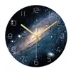 Horloges murales Horloge en verre ultra-mince Design moderne Vintage 3d RetroRelogio Parede Mécanisme Silencieux Guess Femmes Électronique 50Q222
