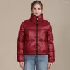 Trench Coats Coats Vêtements de pain d'hiver Automne Femme Coton Coat Colon Parkas pour femme debout Feme Veste rembourrée