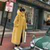 Женские меховые женщины Элегантные изделия из искусственного шерста Пушистое осень 2022 базовые куртки Женская зимняя мода Корея Высокое качество с капюшоном