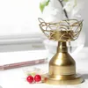 Candle Holders Metal Simple Gold Black Wedding Decoration Bar Party Living Room G99A