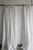Rideaux rideaux en lin blanc frais pour chambre salon Modem Blackout Cortinas traitements de fenêtre finis
