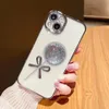 New Crystal Lollipop phone cases for iphone 12 13 Pro max 11 13Pro 12Pro Clear plated soft shell glitter lens film