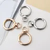 Keychains Alloy Key Chain Rings Swivel Clasps Lanyard Snap Hooks Lobster Claw Split DIY för smyckenillverkning