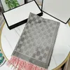 Luxury Cashmere Scarf Women Winter Warm Shawls and Wraps Design Horse Print Bufanda Tjock filt Scarves180-70cm