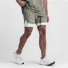 Herrshorts 2022 Camouflage Running Men 2 In 1 Sports Jogging Fitness Tatting Quick Dry Gym Training Workout Short Pants