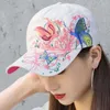 Boll Caps Chic Outdoor Hat Fjärilar Lätt snabb torkning Justerbar design