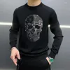 Pulls pour hommes Mode Pull de marque surdimensionné Pull Sweat-shirt personnalisé Coupe-vent et forage chaud pour hommes