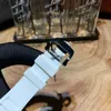 Çok Fonksiyonlu Erkek Mekaniği Watch Wristwatch Şarap Varil İzleme Serisi Tam Otomatik Seramik Kılıf Beyaz Bant Erkekler