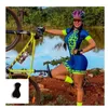 Tävlingssatser 2022 Tarstone SubliMation Printing Women's Short Sleeve Cycling Speed ​​Suit Bicycle Suits Triathlon Women Jumpsuit