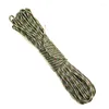 Outdoor Gadgets Mehrzweck-550-Paracord-Draht wurde mit Jute-Zunder-Angelschnur gewachst, wasserdicht, Überleben, 50 Fuß, 100 Fuß