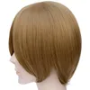 CaseEden Cosplay Brown Hair Brown color Smooth Short Bob wig