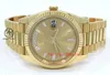 Original Box Watch President Day-Date 228238 18K Yellow Gold Baguettes Dial Watch Mechanical Automatic Mens BF Watches