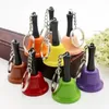 Party Favor 39mm Christmas Hand Bell Santa Claus Jingle Bells Metal Bellss Dekorativ RRE15065