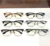 New fashion design cat eye titanium frame optical eyewear 8148 retro simple and versatile style with box can do prescription lenses